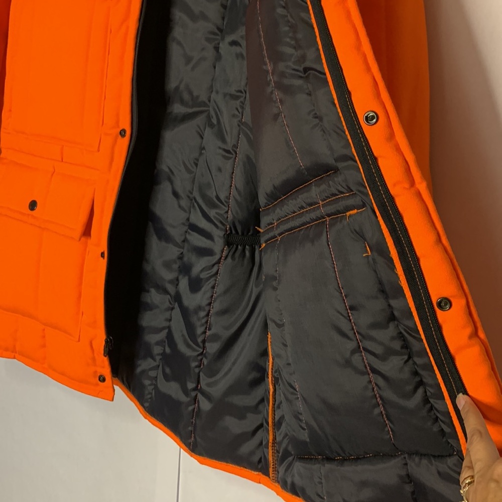 Walls Orange Hunting Safety Jacket USA Blizzard Pruf Winter Warm Insulat… - Picture 5 of 10